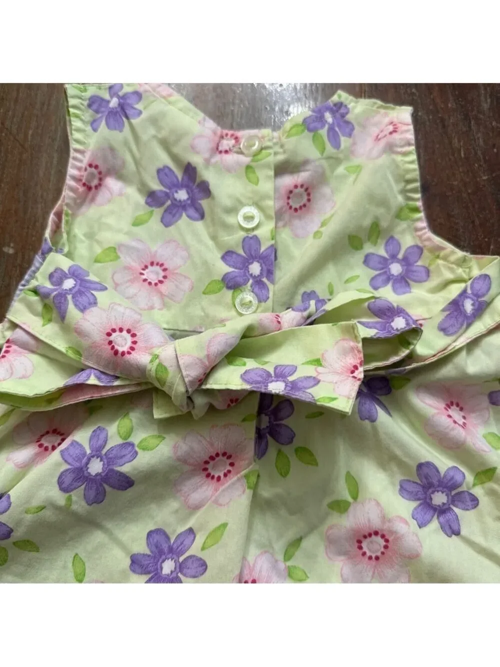 Blueberi Boulevard Infant Girls 12M Floral Gingham Dress